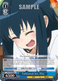 Fathomed Act, Elza - SAO Alternative–Gun Gale Online - Weiss Schwarz card