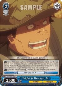Fright & Betrayal, M - SAO Alternative–Gun Gale Online - Weiss Schwarz card