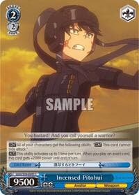 Incensed Pitohui - SAO Alternative–Gun Gale Online - Weiss Schwarz card