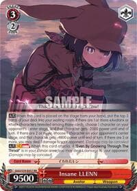 Insane LLENN - SAO Alternative–Gun Gale Online - Weiss Schwarz card