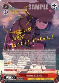Insane LLENN (SP) (Gold Stamp) - SAO Alternative–Gun Gale Online - Weiss Schwarz card