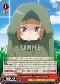 Keeping In Check At Gunpoint, Fukaziroh - SAO Alternative–Gun Gale Online - Weiss Schwarz card