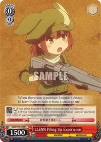 LLENN Piling Up Experience - SAO Alternative–Gun Gale Online - Weiss Schwarz card