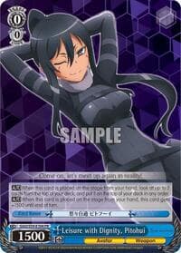 Leisure with Dignity, Pitohui - SAO Alternative–Gun Gale Online - Weiss Schwarz card