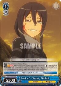 Look of a Sadist, Pitohui - SAO Alternative–Gun Gale Online - Weiss Schwarz card