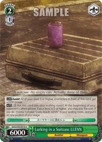 Lurking in a Suitcase LLENN - SAO Alternative–Gun Gale Online - Weiss Schwarz card