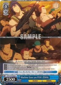 Machine Guns are FUN! ZEMAL - SAO Alternative–Gun Gale Online - Weiss Schwarz card