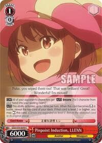 Pinpoint Induction, LLENN - SAO Alternative–Gun Gale Online - Weiss Schwarz card