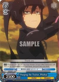 Purging the Traitor, Pitohui - SAO Alternative–Gun Gale Online - Weiss Schwarz card