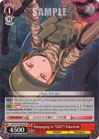 Rampaging in "GGO"! Fukaziroh - SAO Alternative–Gun Gale Online - Weiss Schwarz card