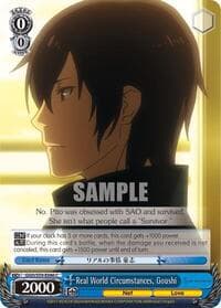 Real World Circumstances, Goushi - SAO Alternative–Gun Gale Online - Weiss Schwarz card