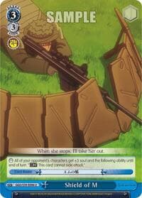 Shield of M - SAO Alternative–Gun Gale Online - Weiss Schwarz card