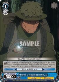 Superb Geographical Sense, M - SAO Alternative–Gun Gale Online - Weiss Schwarz card