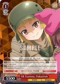 VR Teatime, Fukaziroh - SAO Alternative–Gun Gale Online - Weiss Schwarz card