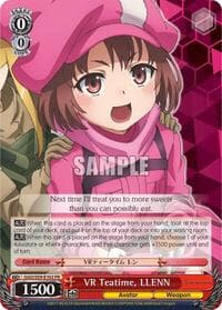 VR Teatime, LLENN - SAO Alternative–Gun Gale Online - Weiss Schwarz card