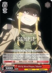 With My Beloved Weapons, Fukaziroh - SAO Alternative–Gun Gale Online - Weiss Schwarz card