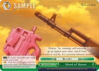 Word of Honor - SAO Alternative–Gun Gale Online - Weiss Schwarz card