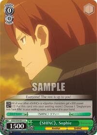 "SHINC", Sophie - SAO Alternative–Gun Gale Online - Weiss Schwarz card