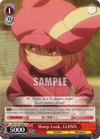 Sharp Look, LLENN - SAO Alternative–Gun Gale Online - Weiss Schwarz card