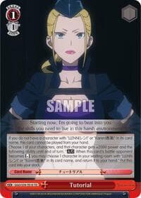 Tutorial - SAO Alternative–Gun Gale Online - Weiss Schwarz card