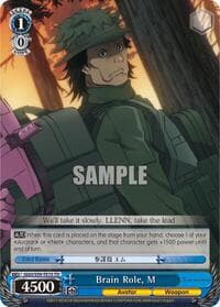 Brain Role, M - SAO Alternative–Gun Gale Online - Weiss Schwarz card