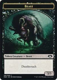 Beast Token - Mythic Edition: War of the Spark - Magic: The Gathering card