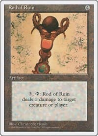 Rod of Ruin - Fourth Edition - Magic: The Gathering card