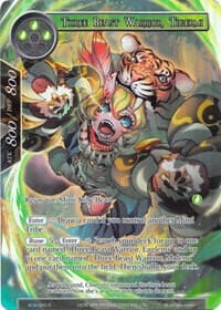 Three Beast Warrior, Tigermi (Full Art) - Awakening of the Ancients - Force of Will card