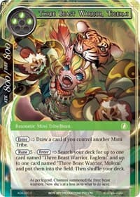 Three Beast Warrior, Tigermi - Awakening of the Ancients - Force of Will card