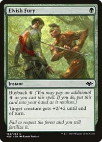 Elvish Fury - Modern Horizons - Magic: The Gathering card