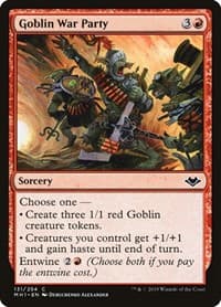 Goblin War Party - Modern Horizons - Magic: The Gathering card