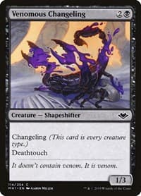 Venomous Changeling - Modern Horizons - Magic: The Gathering card
