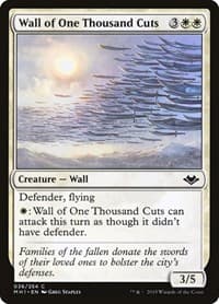 Wall of One Thousand Cuts - Modern Horizons - Magic: The Gathering card