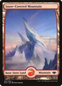 Snow-Covered Mountain - Modern Horizons - Magic: The Gathering card