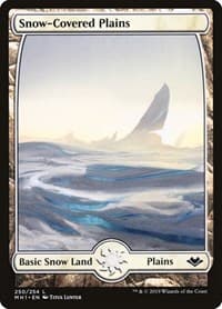 Snow-Covered Plains - Modern Horizons - Magic: The Gathering card