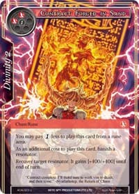 Contract Forged in Sand - Awakening of the Ancients - Force of Will card