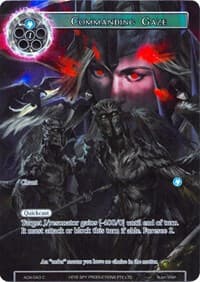 Commanding Gaze (Full Art) - Awakening of the Ancients - Force of Will card