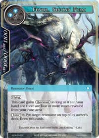 Fenrir, Second Form - Awakening of the Ancients - Force of Will card