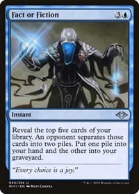 Fact or Fiction - Modern Horizons - Magic: The Gathering card