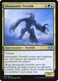 Abominable Treefolk - Modern Horizons - Magic: The Gathering card