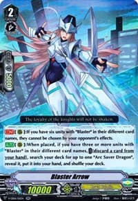 Blaster Arrow - V-EB06: Light of Salvation, Logic of Destruction - Cardfight Vanguard card