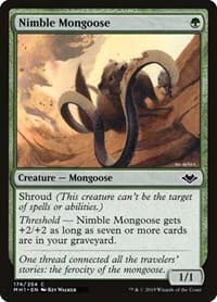 Nimble Mongoose - Modern Horizons - Magic: The Gathering card
