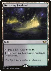 Nurturing Peatland - Modern Horizons - Magic: The Gathering card