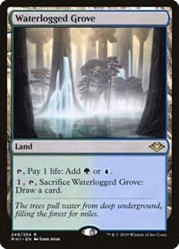 Waterlogged Grove - Modern Horizons - Magic: The Gathering card
