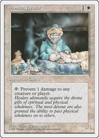 Samite Healer - Fourth Edition - Magic: The Gathering card