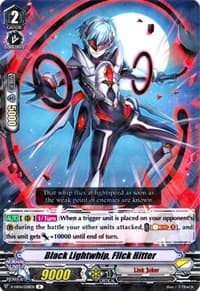 Black Lightwhip, Flick Hitter - V-EB06: Light of Salvation, Logic of Destruction - Cardfight Vanguard card