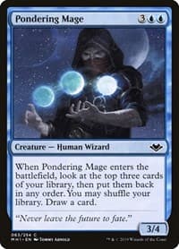 Pondering Mage - Modern Horizons - Magic: The Gathering card