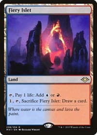 Fiery Islet - Modern Horizons - Magic: The Gathering card
