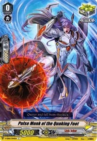 Pulse Monk of the Quaking Foot - V-EB06: Light of Salvation, Logic of Destruction - Cardfight Vanguard card
