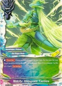 Notify: Hologram Tactics - S-Promo Cards - Future Card BuddyFight card